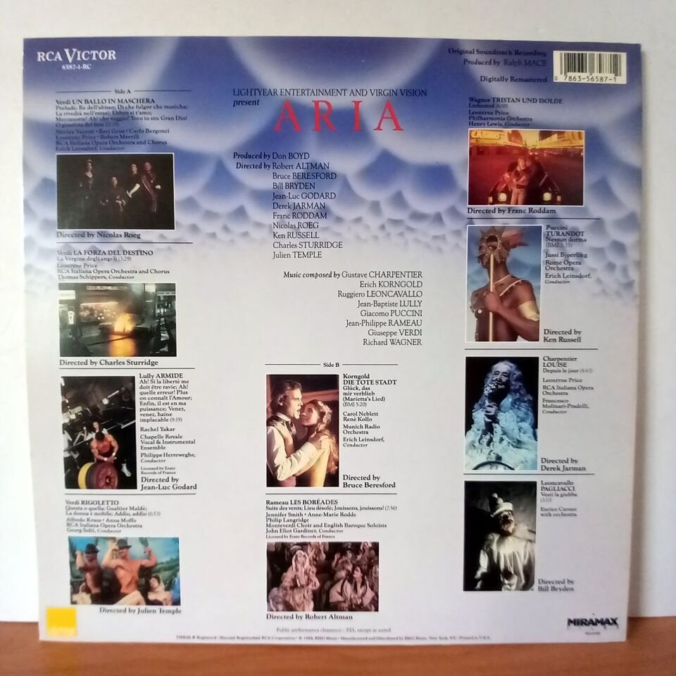 VARIOUS – ARIA ORIGINAL SOUNDTRACK RECORDING (1988) - LP 2.EL PLAK