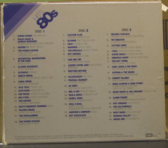 GREATEST HITS 80'S KARIŞIK POP CD 2.EL