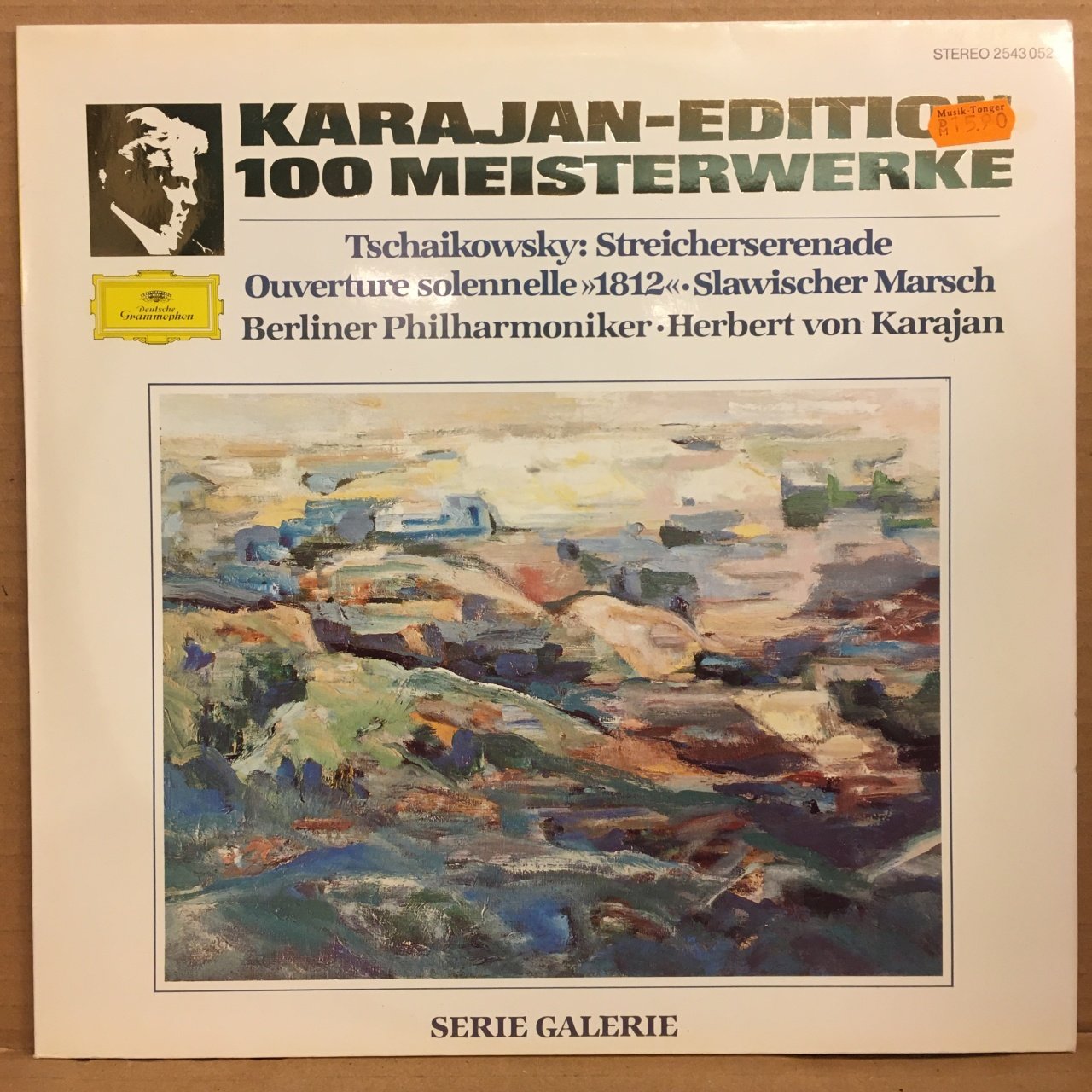 TCHAIKOVSKY SERANADE OVERTURE 1812 BERLIN PHIL. KARAJAN 1982 2.EL PLAK
