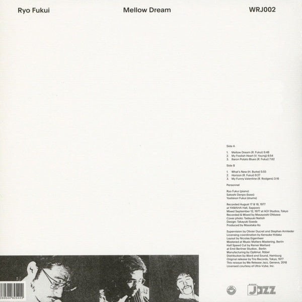 RYO FUKUI - MELLOW DREAM (1977) - LP 2018 HALF SPEED MASTERED EDITION SIFIR PLAK