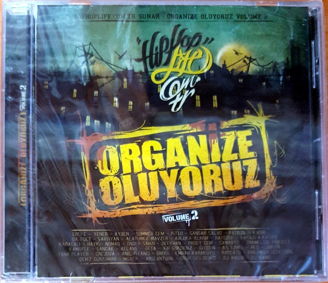ORGANİZE OLUYORUZ VOLUME 2 / ERCİ E YENER AYBEN PİT10 DA POET CD SIFIR