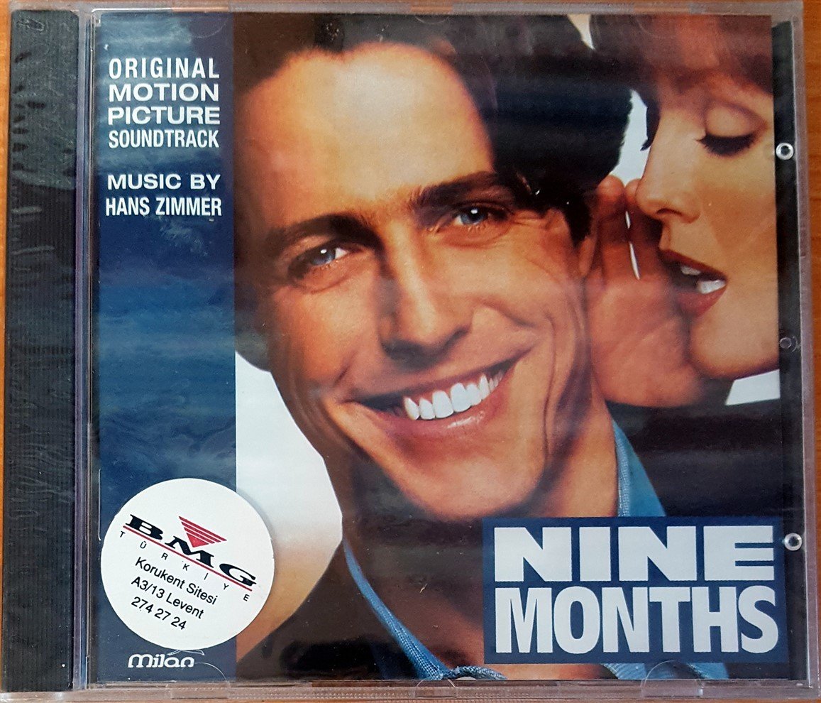 NINE MONTHS OST / HANS ZIMMER (1995) CD SIFIR