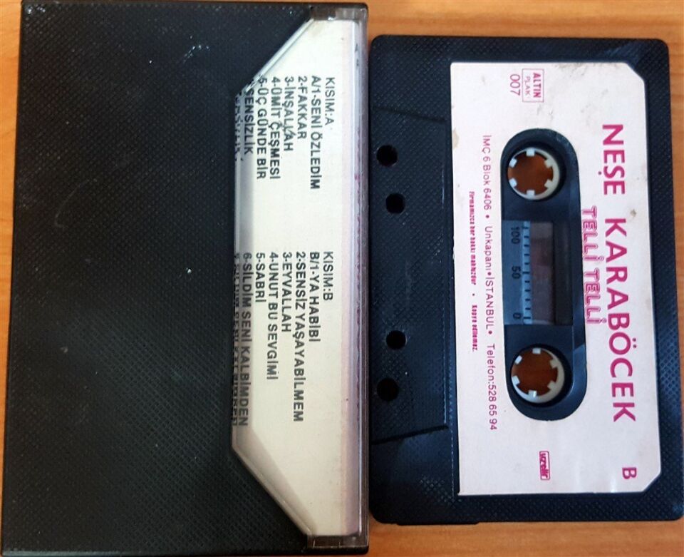 NEŞE KARABÖCEK - TELLİ TELLİ - KASET 2.EL