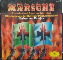 MARSCHE PRUSSIAN AND AUSTRIAN MARCHES, HERBERT VON KARAJAN (1974) - 2PLAK 2.EL