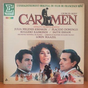 GEORGES BIZET: CARMEN / PLACIDO DOMINGO, FAITH ESHAM, LORIN MAAZEL (1984) - LP 2.EL PLAK