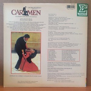 GEORGES BIZET: CARMEN / PLACIDO DOMINGO, FAITH ESHAM, LORIN MAAZEL (1984) - LP 2.EL PLAK