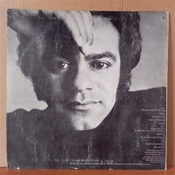 JOHNNY MATHIS – KILLING ME SOFTLY WITH HER SONG (1973) - LP 2.EL YERLİ BASKI PLAK
