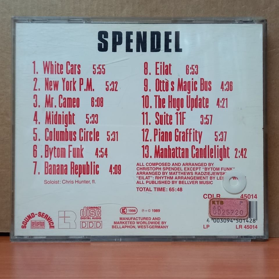 SPENDEL – SPENDEL (1989) - CD 2.EL