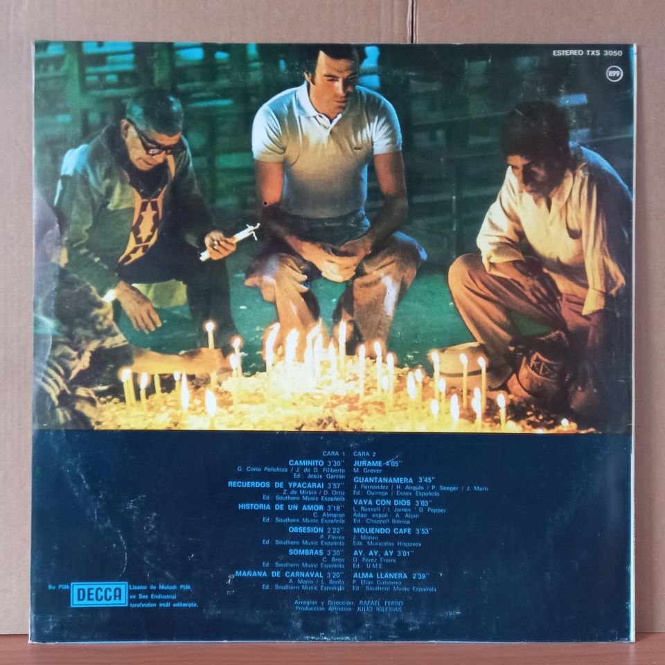 JULIO IGLESIAS – AMERICA (1977) - LP 2.EL YERLİ BASKI PLAK