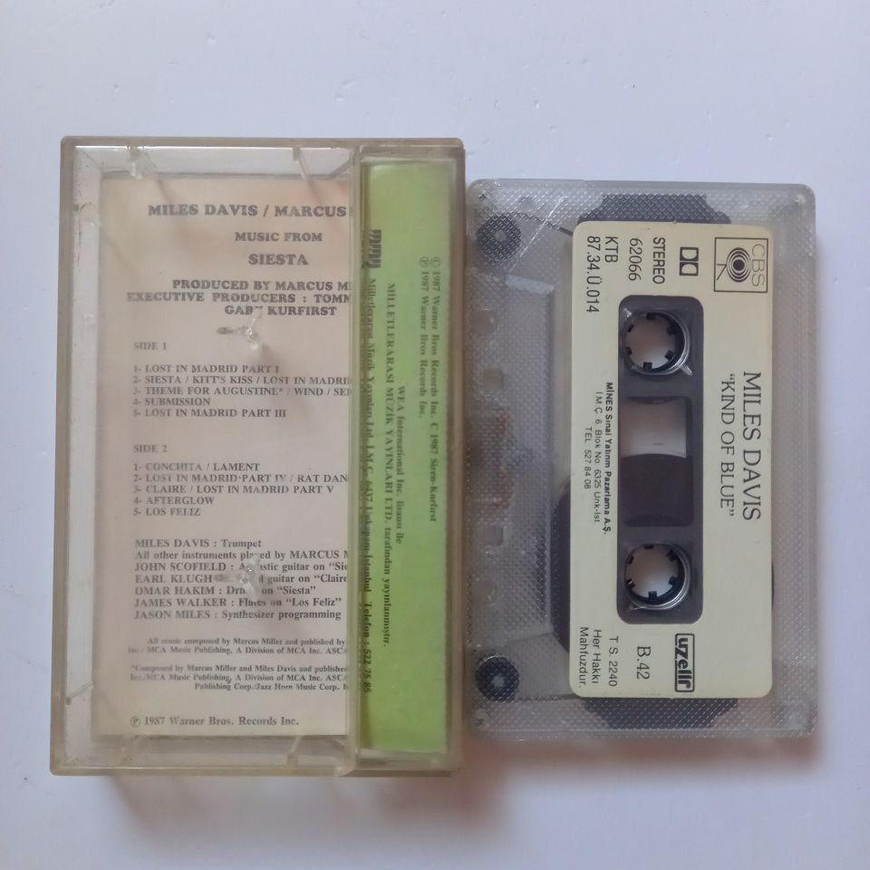 MILES DAVIS, MARCUS MILLER - MUSIC FROM SIESTA (1987) - KASET 2.EL