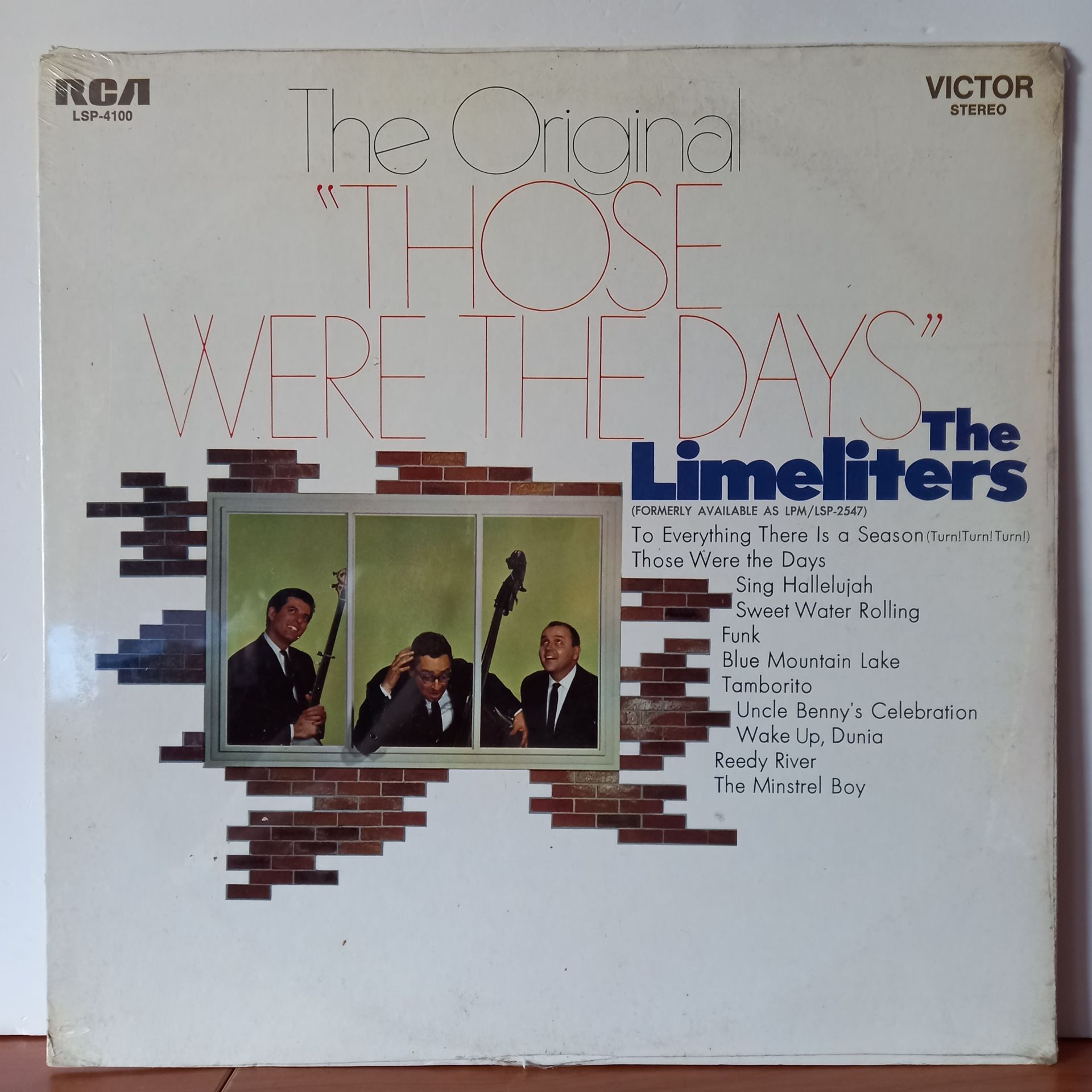THE LIMELITERS – THE ORIGINAL ''THOSE WERE THE DAYS'' (1968) - LP DÖNEM BASKI SIFIR PLAK