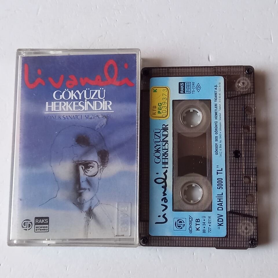 LİVANELİ - GÖKYÜZÜ HERKESİNDİR (1989) - KASET 2.EL