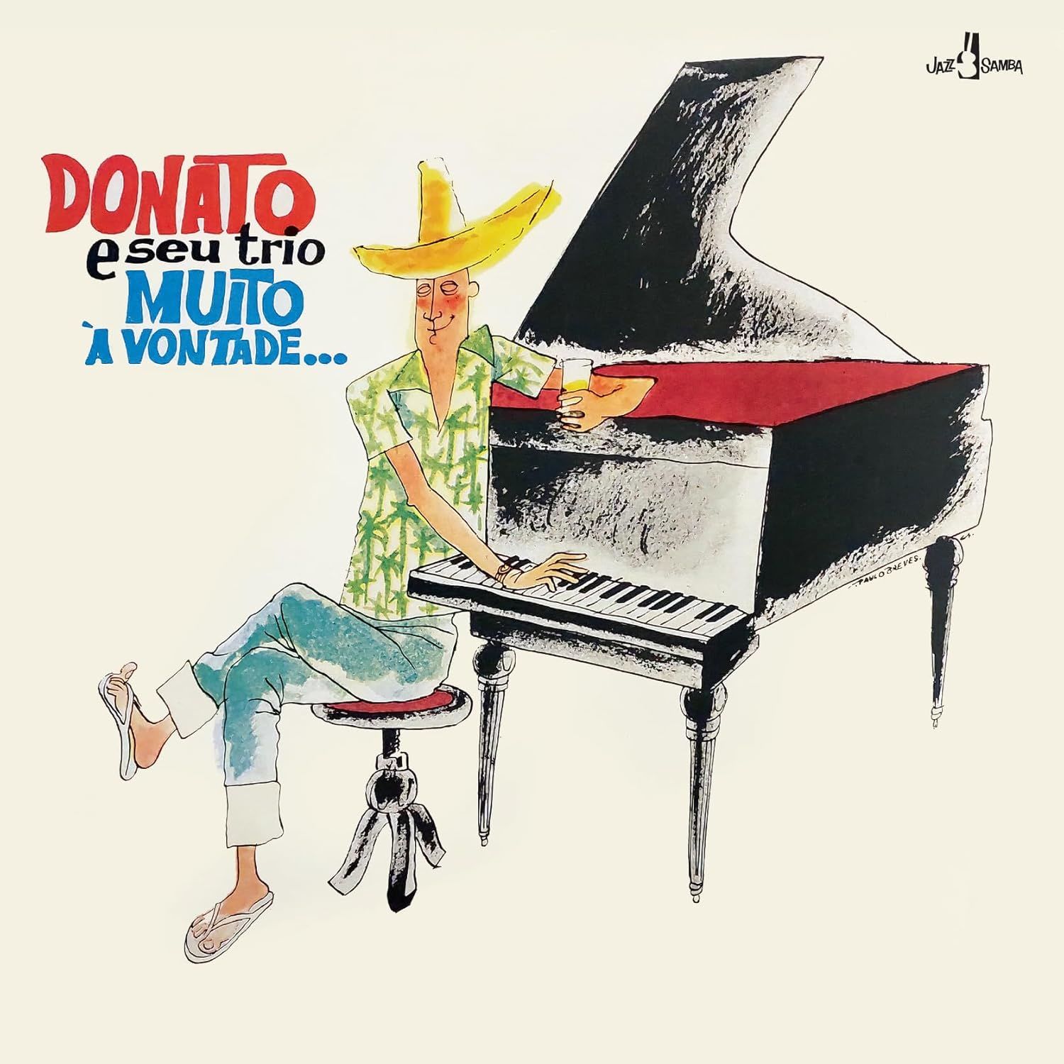 JOAO DONATO & SEU TRIO - MUITO A VONTADE (1962) - LP BOSSA NOVA , LATIN JAZZ 180GR 2024 EDITION SIFIR PLAK