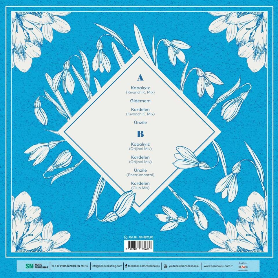 SEZEN AKSU - KARDELEN (2005) - LP 2019 BASIM SIFIR PLAK