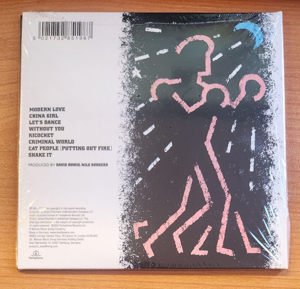 DAVID BOWIE – LET'S DANCE (1983) - CD REMASTERED 2025 REISSUE DIGISLEEVE AMBALAJINDA SIFIR