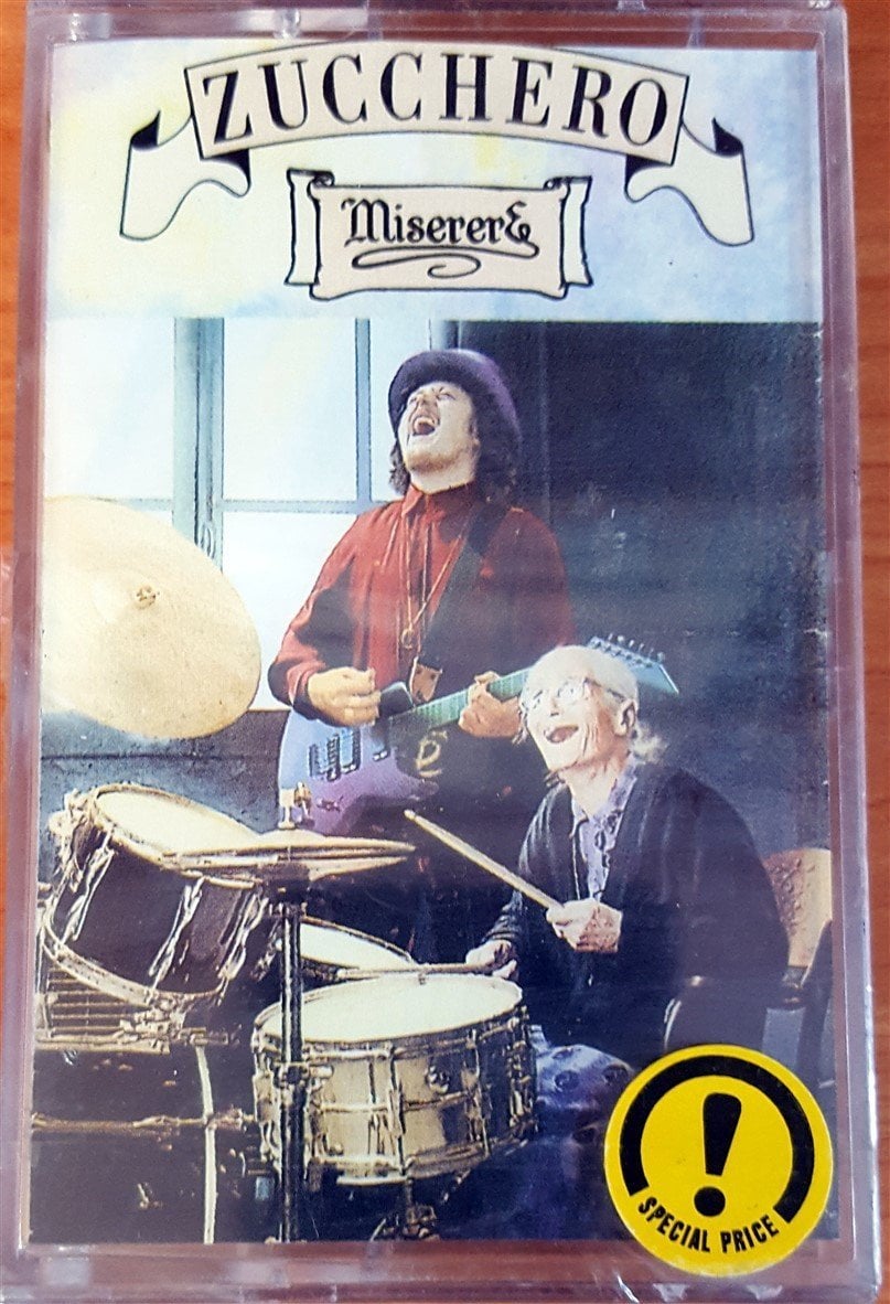 ZUCCHERO - MISERERE (1992) YONCA CASSETTE MADE IN TURKEY ''NEW''