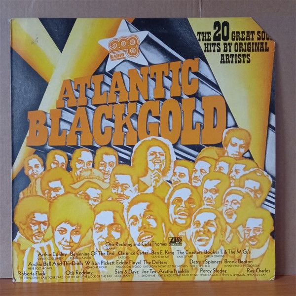 208 ATLANTIC BLACK GOLD / ARTHUR CONLEY, BEN E. KING, DETROIT SPINNERS, THE DRIFTERS, ROBERTA FLACK, OTIS REDDING (1974) - LP 2.EL PLAK