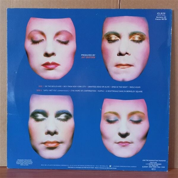 THE MANHATTAN TRANSFER – MECCA FOR MODERNS (1981) - LP 2.EL PLAK