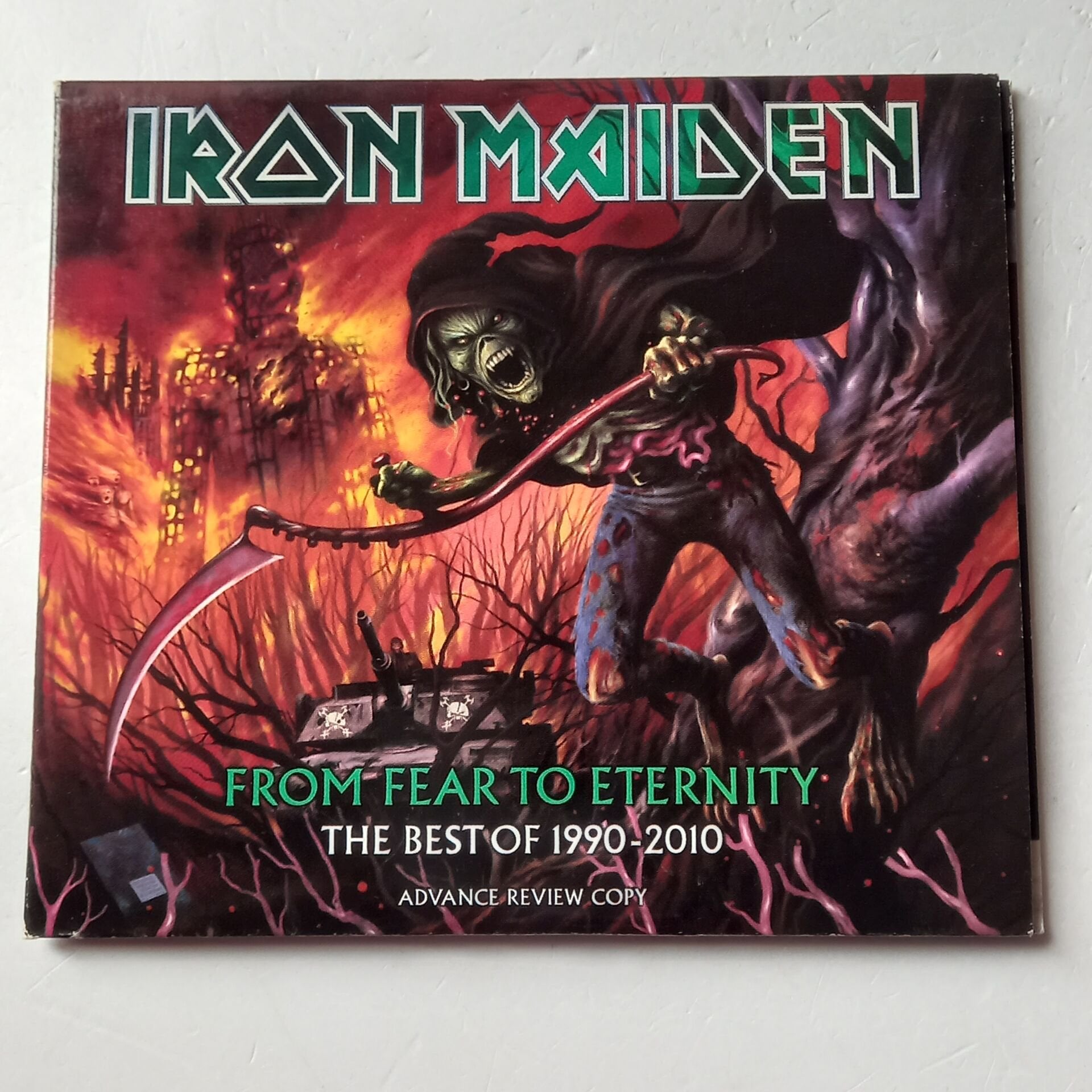 IRON MAIDEN – FROM FEAR TO ETERNITY: THE BEST OF 1990-2010 (2011) - ADVANCE REVIEW COPY 2CD CD-R DIGIPAK 2.EL