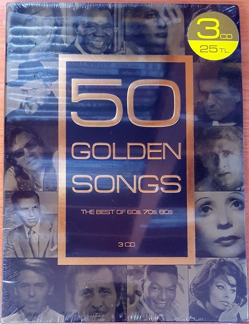 50 GOLDEN SONGS / THE BEST OF 60S, 70S, 80S 3CD SIFIR