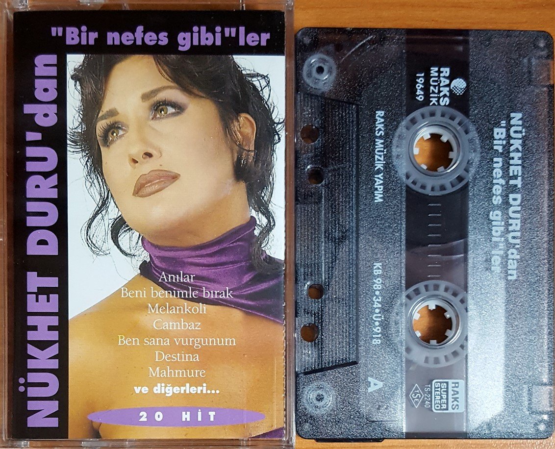 NÜKHET DURU - NÜKHET DURU'DAN ''BİR NEFES GİBİ''LER (1998) RAKS KASET 2.EL
