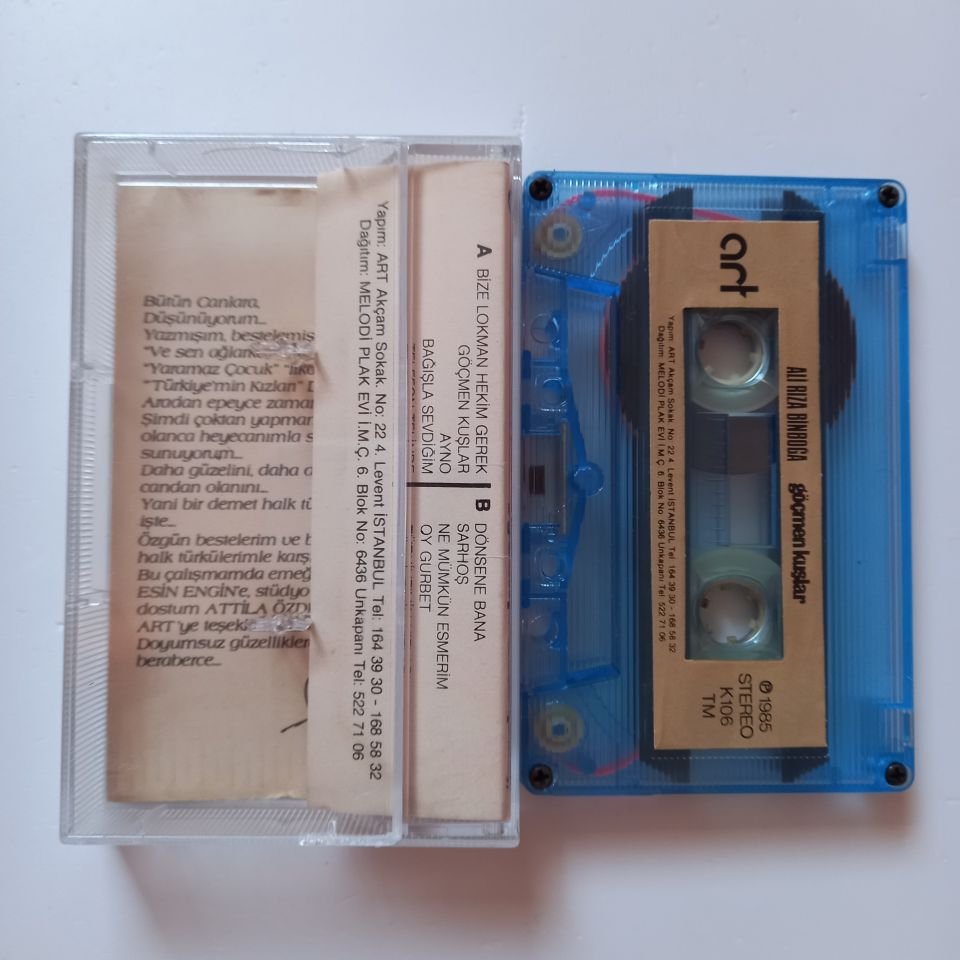 ALİ RIZA BİNBOĞA - GÖÇMEN KUŞLAR (1985) - KASET 2.EL