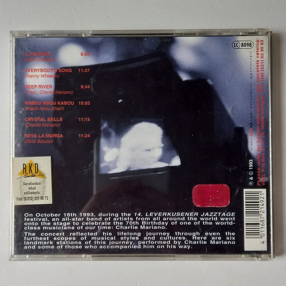 CHARLIE MARIANO & FRIENDS – SEVENTY (1993) - CD 2.EL