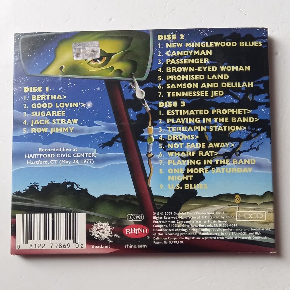GRATEFUL DEAD – TO TERRAPIN: HARTFORD \'77 (2009) - 3CD DIGIPAK 2.EL