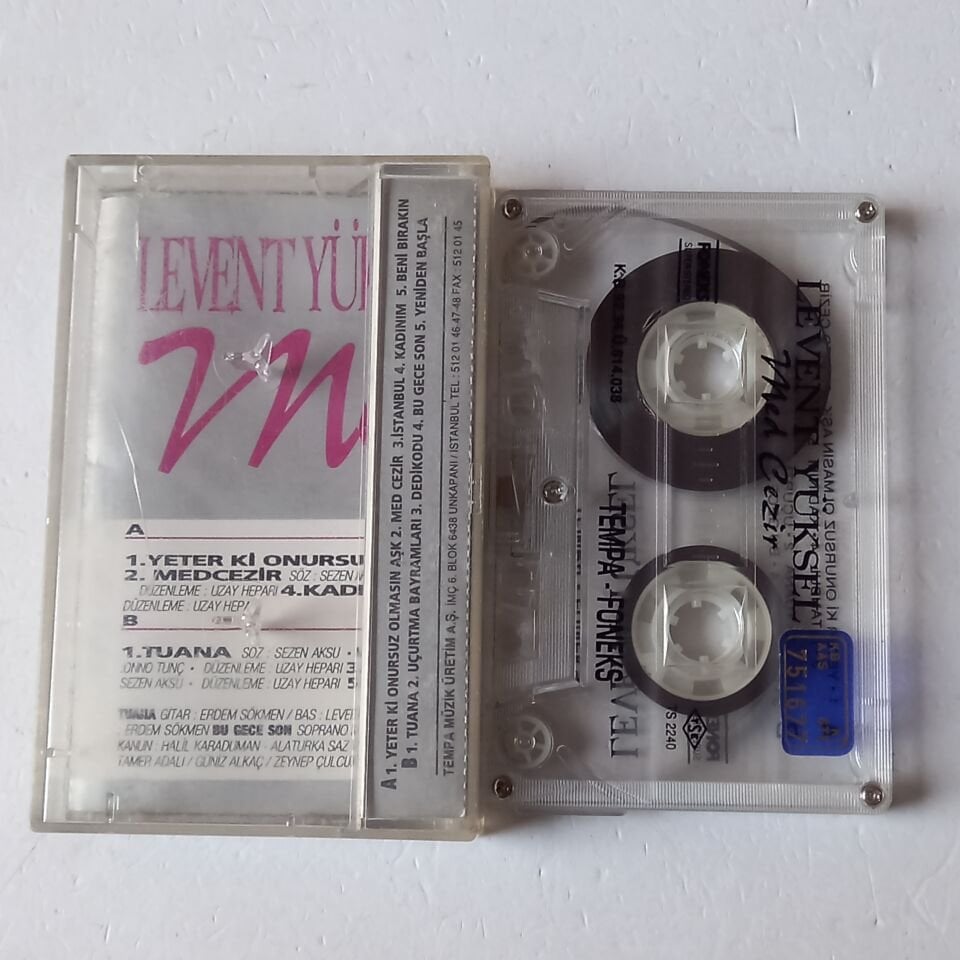 LEVENT YÜKSEL - MED CEZİR (1992) - KASET 2.EL