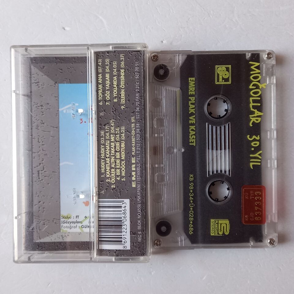 MOĞOLLAR - 30.YIL (1998) - KASET 2.EL