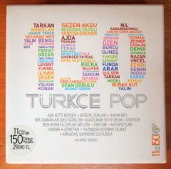 150 TÜRKÇE POP - 11CD KUTU 2.EL