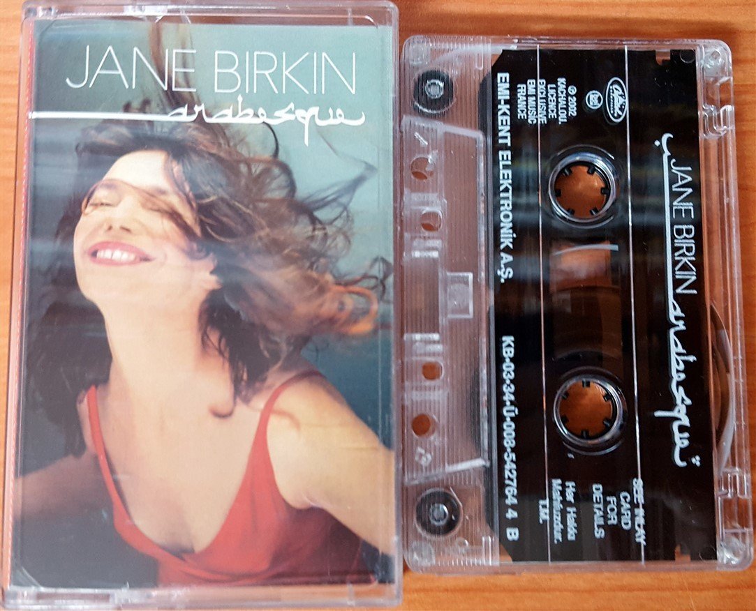 JANE BIRKIN - ARABESQUE (2003) KENT CASSETTE MADE IN TURKEY ''USED''