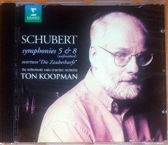 SCHUBERT - SYMPHONIES 5 & 8 / OVERTURE ''DIE ZAUBERHARFE'' / THE NETHERLANDS RADIO CHAMBER ORCHESTRA, TON KOOPMAN (1997) ERATO CD 2.EL