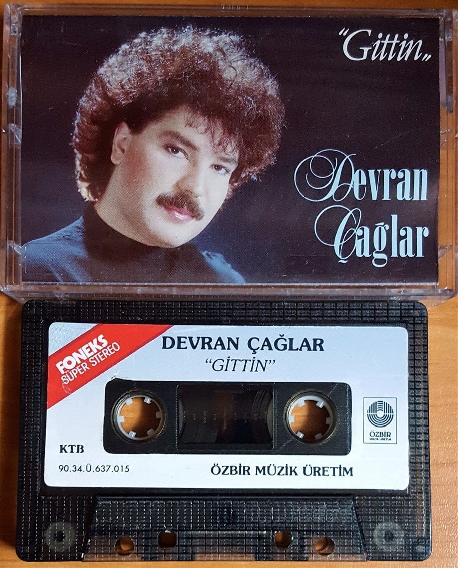 DEVRAN ÇAĞLAR - GİTTİN (1990) ÖZBİR KASET 2.EL
