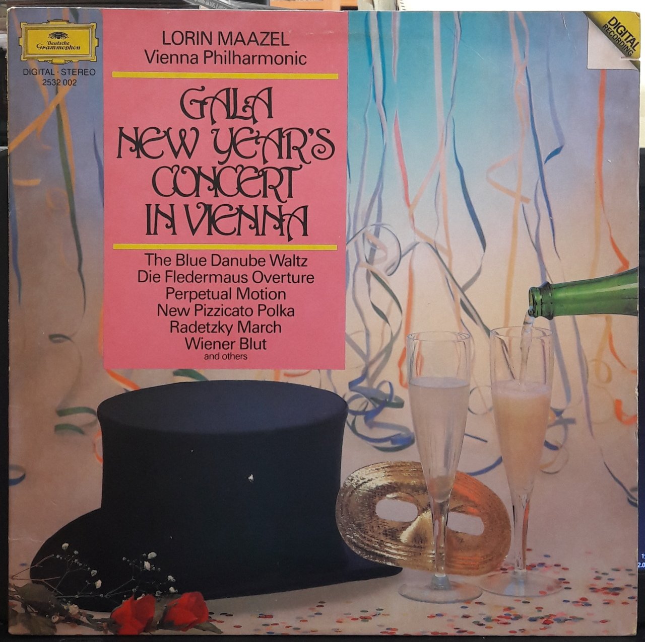 GALA NEW YEAR'S CONCERT IN VIENNA, VIENNA PHILHARMONIC, LORIN MAAZEL (1980) - PLAK 2.EL