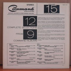 12 COMPLETE SELECTIONS FROM 9 COMMAND ALBUMS VOLUME 15 (1966) - LP 2.EL PLAK