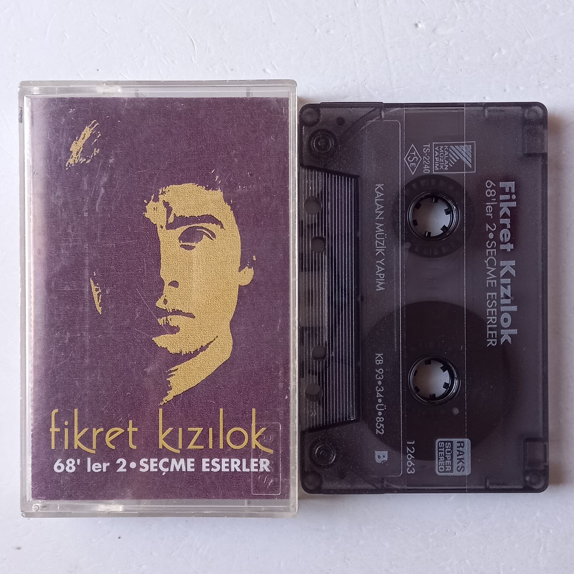 FİKRET KIZILOK - 68'LER 2 / SEÇME ESERLER (1993) - KASET 2.EL