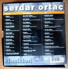SERDAR ORTAÇ KLASİKLERİ 3CD KUTU 2.EL