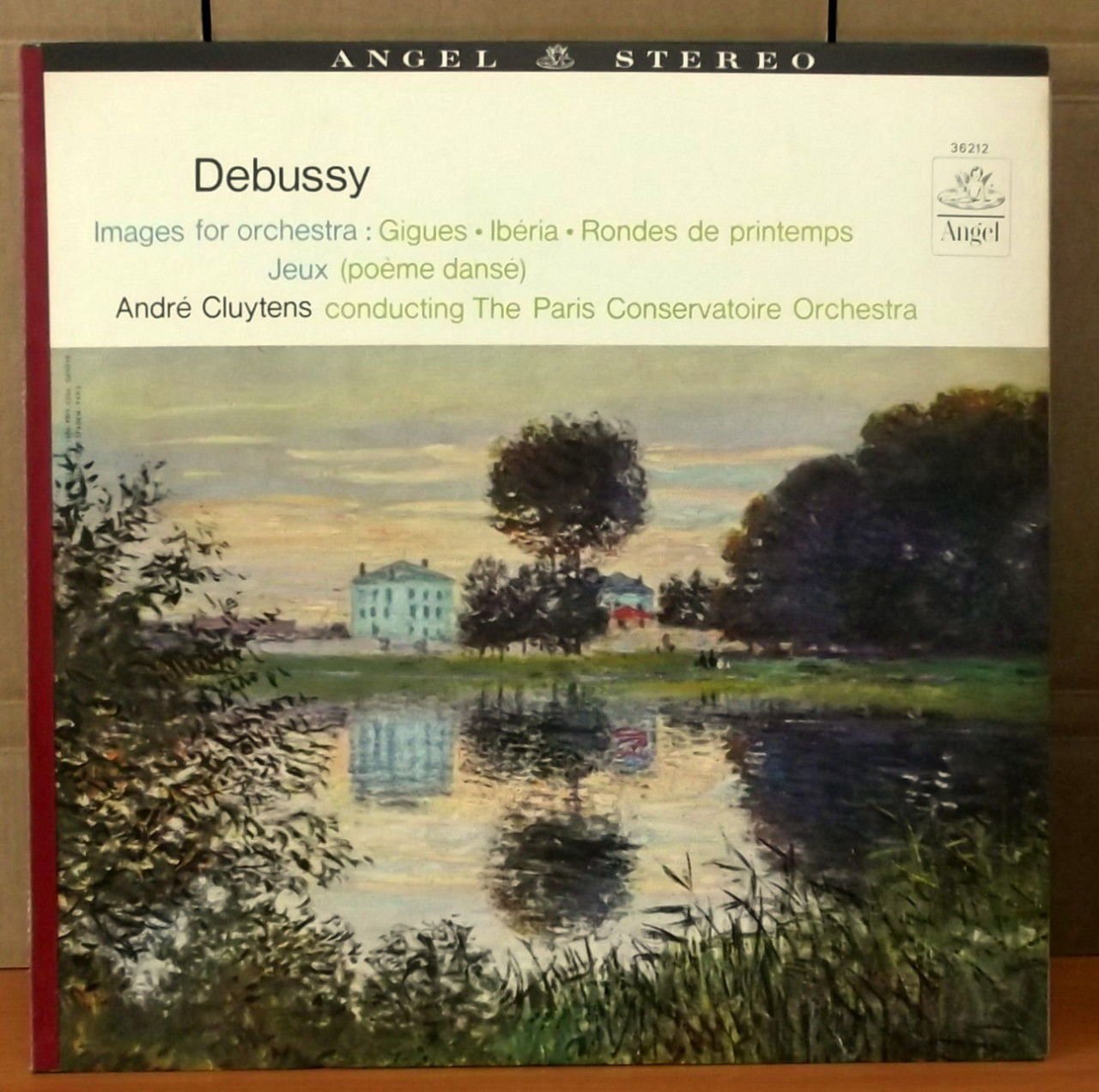 DEBUSSY Images for Orchestra CLUYTENS LP 2.EL