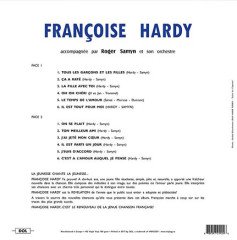 FRANÇOISE HARDY - FRANÇOISE HARDY (1962) İLK ALBUM - LP 180GR 2017 EDITION SIFIR PLAK