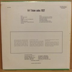 ART TATUM - SOLOS 1937 2.EL PLAK