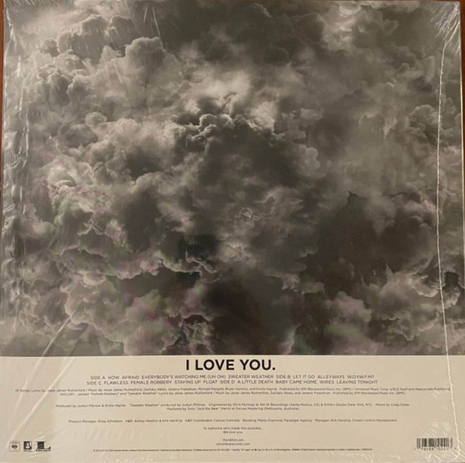 THE NEIGHBOURHOOD – I LOVE YOU - 10th ANNIVERSARY EDITION (2013) - 2xLP RSD ESSENTIAL SIFIR PLAK
