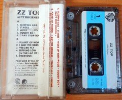 ZZ TOP - AFTERBURNER (1986) MMY CASSETTE MADE IN TURKEY ''USED'' PAPER LABEL