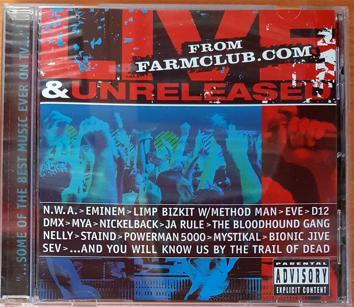 LIVE & UNRELEASED FROM FARMCLUB.COM - HIP HOP COMPILATION CD 2.EL