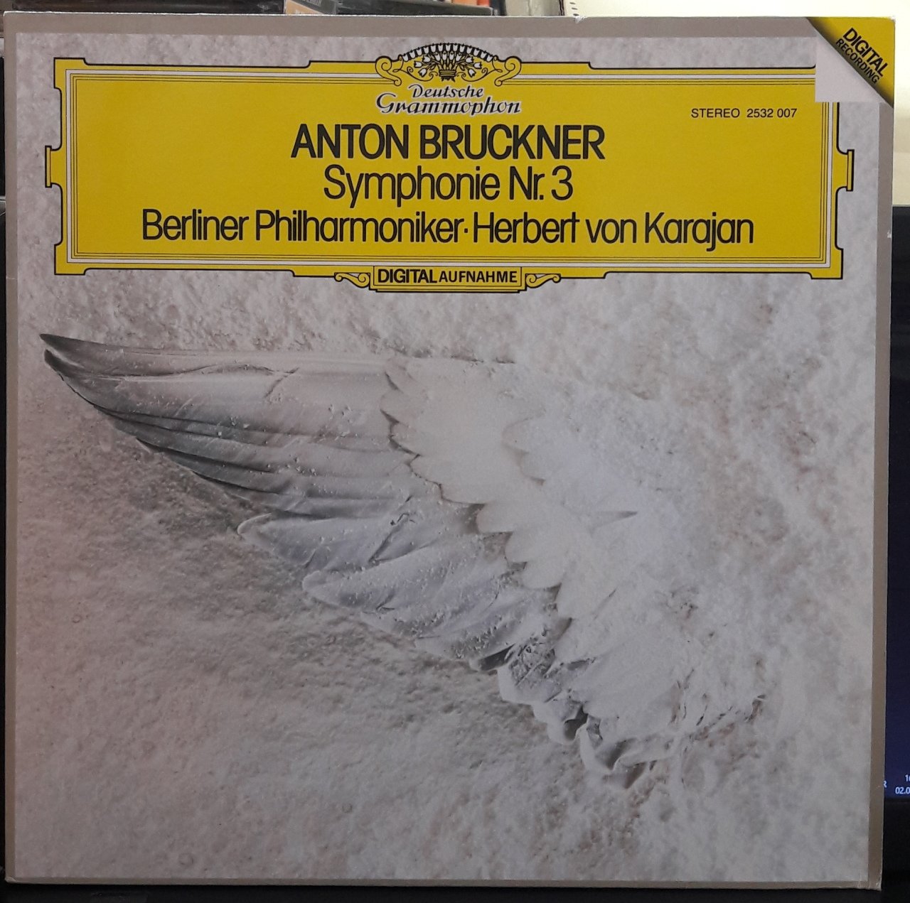 BRUCKNER: SYMPHONY NO.3, BERLINER PHILHARMONIKER, HERBERT VON KARAJAN (1981) - PLAK 2.EL