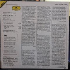 BRUCKNER: SYMPHONY NO.3, BERLINER PHILHARMONIKER, HERBERT VON KARAJAN (1981) - PLAK 2.EL