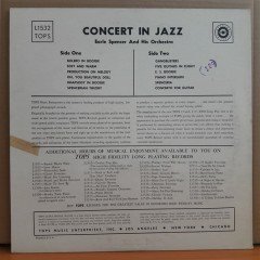 CONCERT IN JAZZ - EARL SPENCER - LP 2.EL PLAK