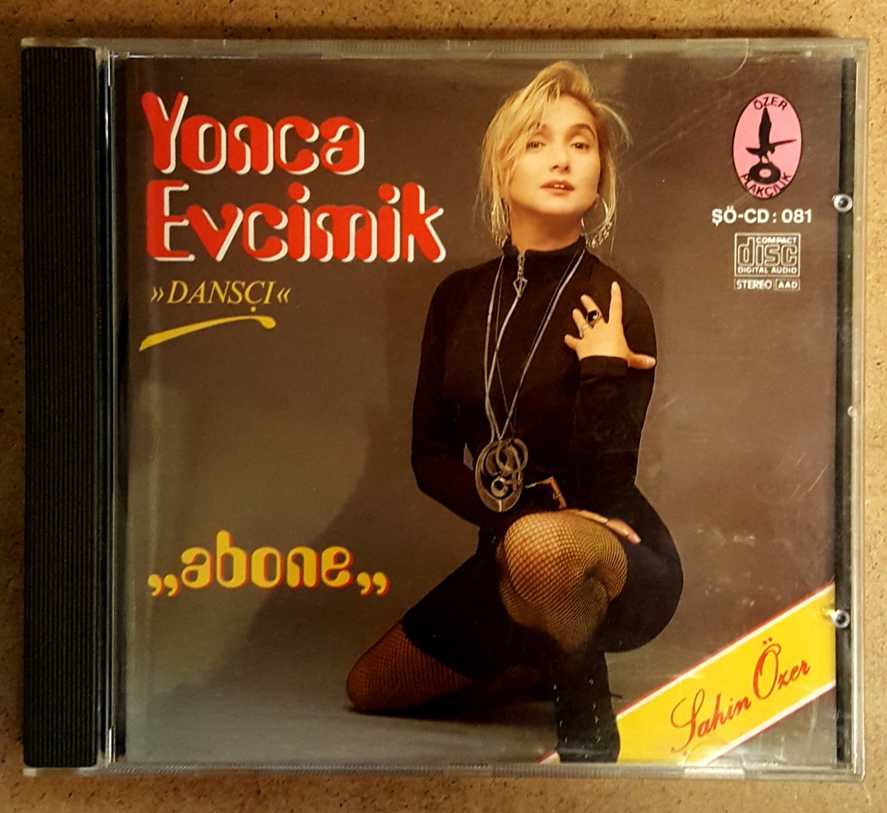 YONCA EVCİMİK - DANSÇI / ABONE (1991) - CD ŞAHİN ÖZER 2.EL