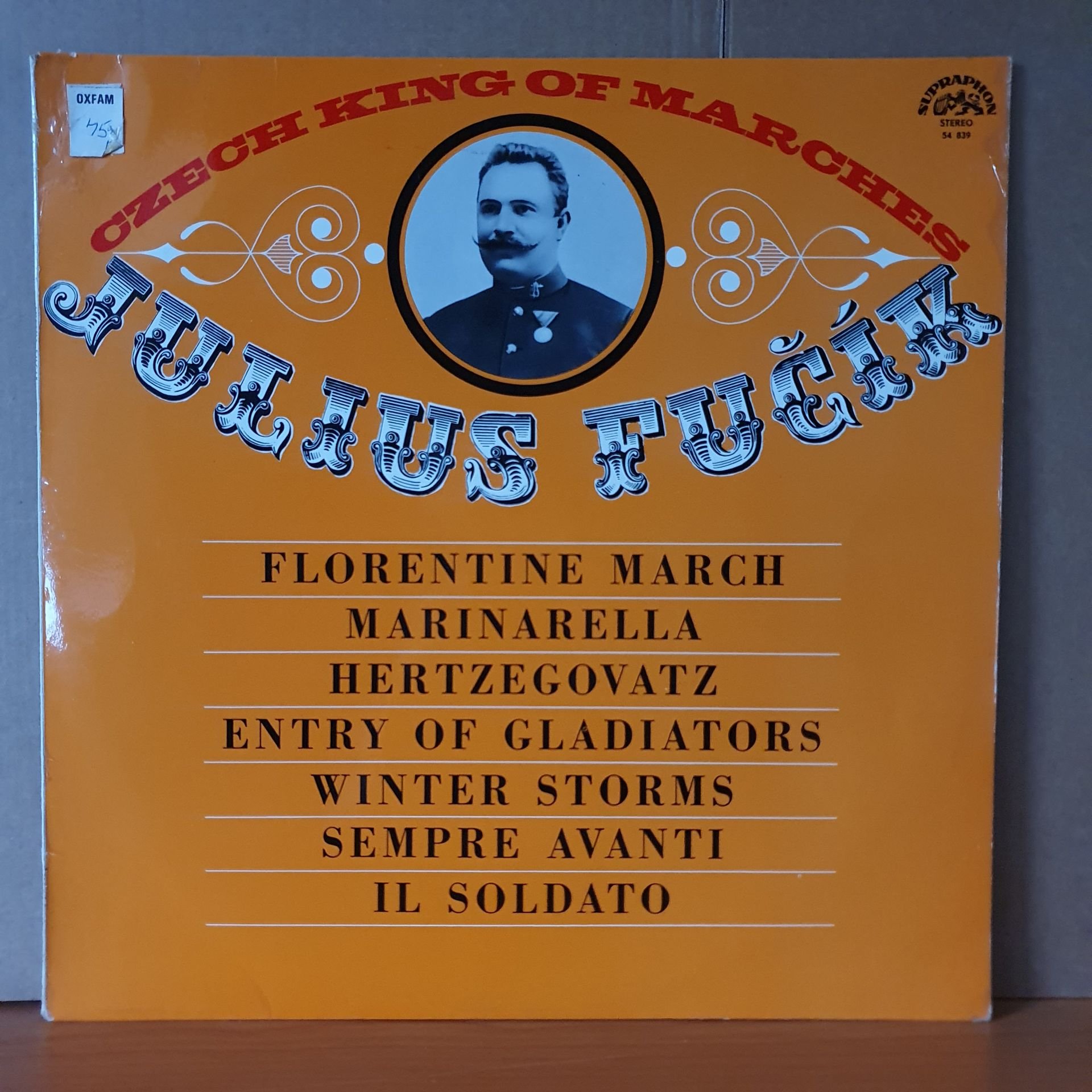 JULIUS FUCIK / CZECH KING OF MARCHES (1976) - LP 2.EL PLAK