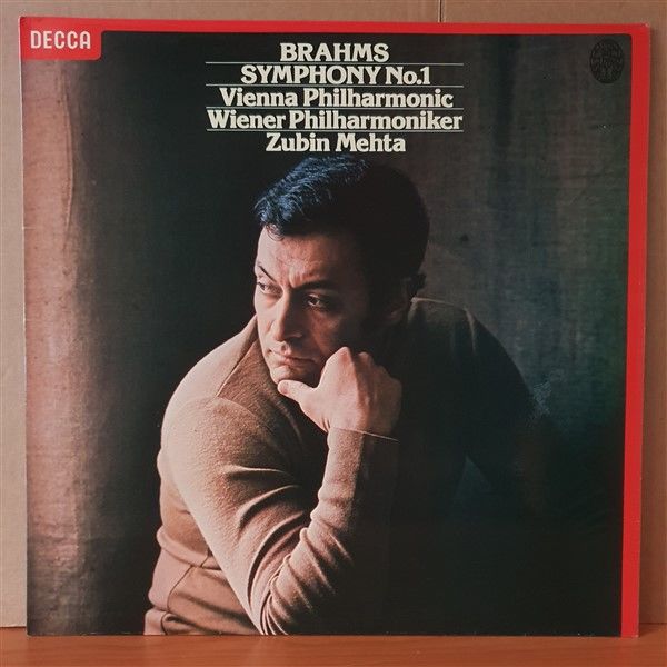 BRAHMS: SYMPHONY NO.1 / VIENNA PHILHARMONIC, WIENER PHILHARMONIKER, ZUBIN MEHTA (1979) - LP 2.EL PLAK